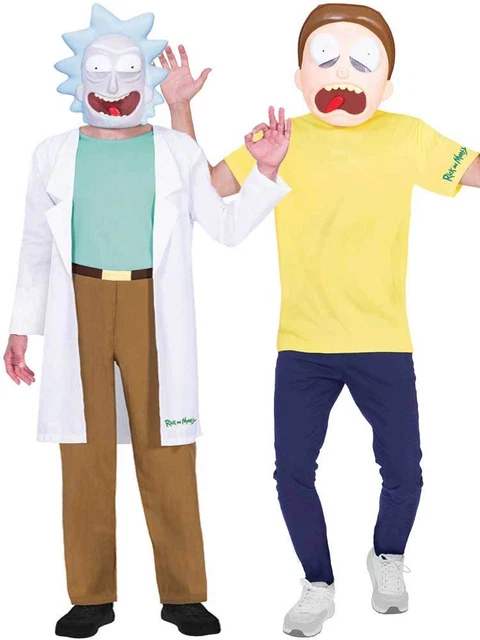 ADULTS RICK AND Morty Costumes Fancy Dress Mens Halloween Cartoon adults-rick-and-morty-costumes-fancy-dress-mens-halloween-cartoon
