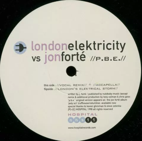 London Elektricity - P.B.E. - Used Vinyl Record 12 - K7441z