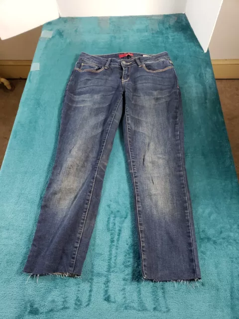 Guess Jeans Womens Blue Sz 27 Mid Rise Pants Stretch Curvy Skinny Ladies Denim