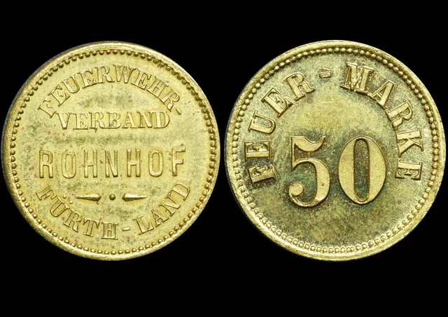 Feuerwehrmann Challenge Coin – Silberne Medaille Mit St. Florian, 4 Cm Durchmesser