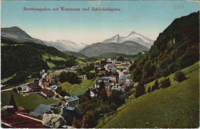 CPA AK Berchtesgaden- mit Watzmann GERMANY (1047122)