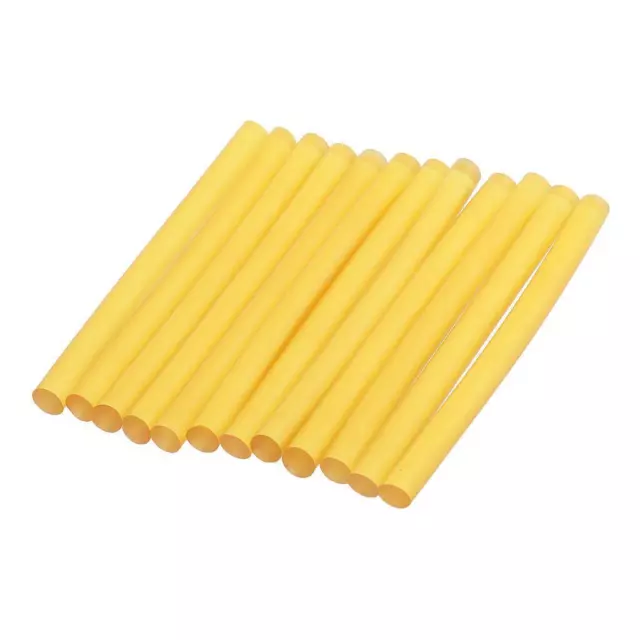 Lot 12/36pcs 7.5mm Bond Bâtons de Colle pour Extension de Cheveux Fusion Jaune