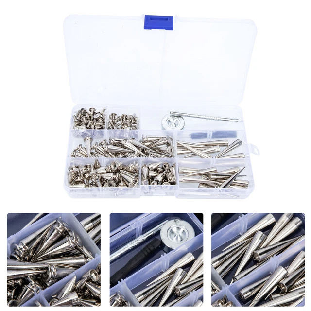 100 set cinghie coniche punte rivetto artigianato di massa per portafogli borse