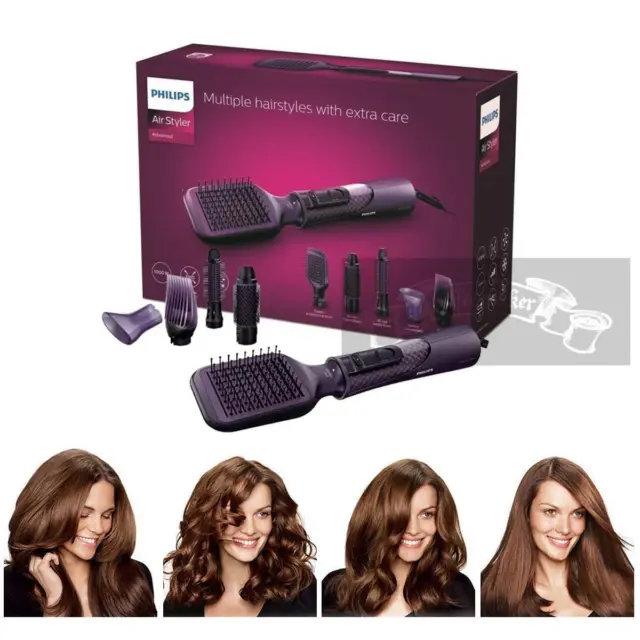 Philips Airstyler Ionic Care Hair Dryer HP8656 With 5 Styling Attachment ProCare