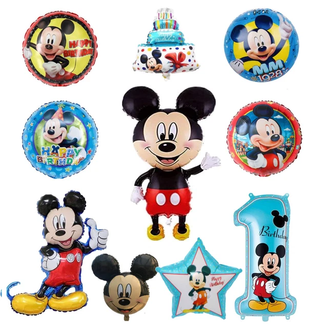 Mickey Mouse Maus Folienballon Erster Jungen Boy Geburtstag Babyshower Zahl 1