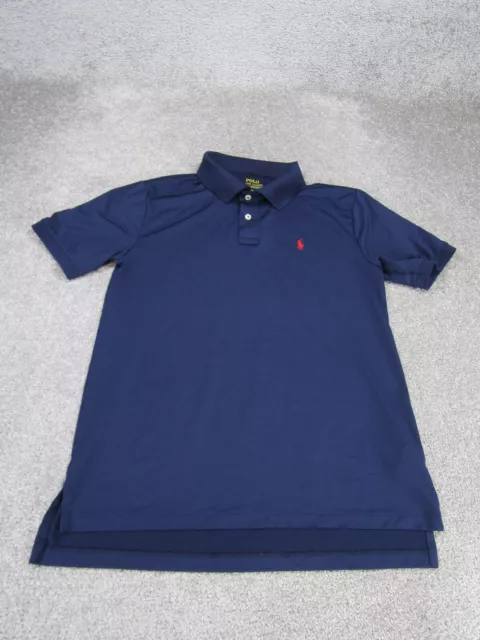 Polo Ralph Lauren Polo Shirt Boys Large Navy Blue Stretch Golf