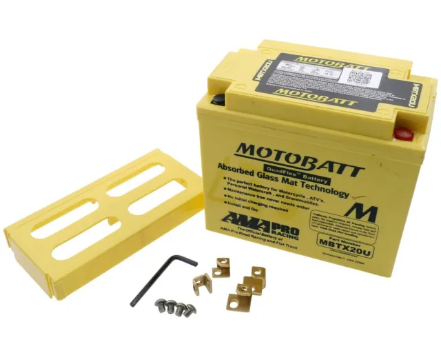 Batterie 21Ah MOTOBATT MBTX20U kompatibel für HD FLS, CVO, HONDA CBX1000, GL1800