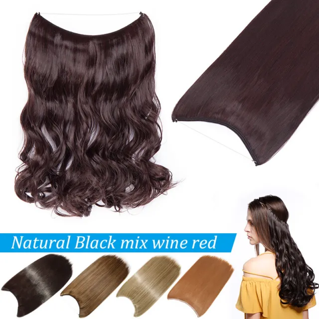Hidden Invisible Wire In One Piece 100% Real As Human Hair Extensions Nano Rings