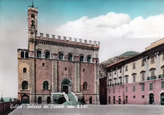 Gubbio Palazzo Dei Consoli Viagg.1965