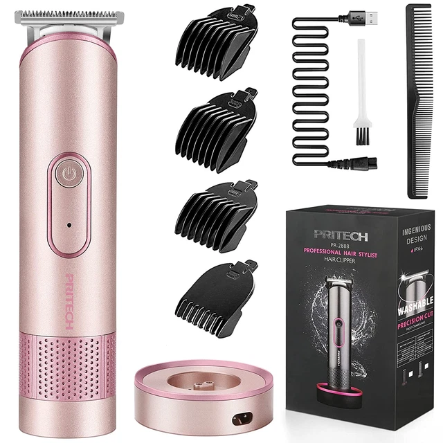 Men Hair Trimmer Rechargeable Hair Clippers Haircut Kit Cordless Barber Grooming