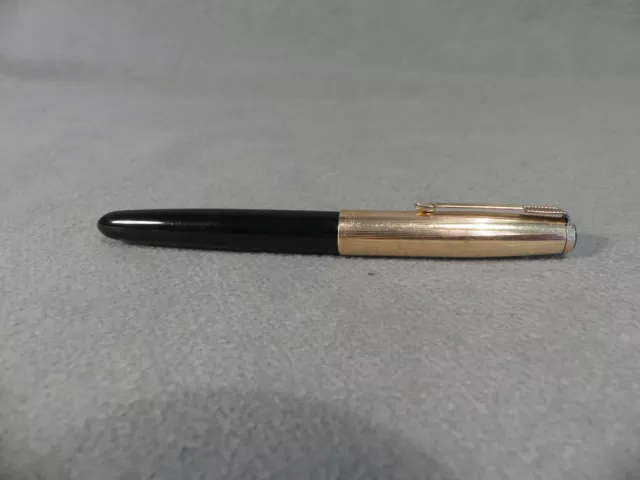 Parker 51 Patronenfüller 12k Gold filled - 585er Goldfeder   USA