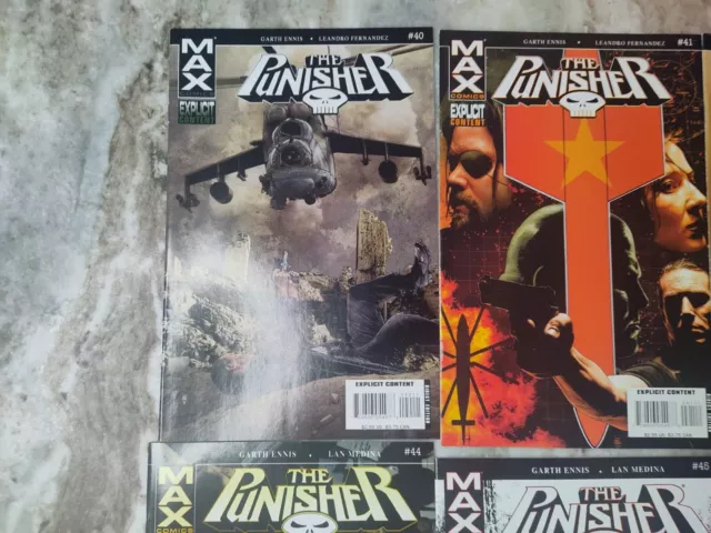 The Punisher #40-46 & One Shot Silent Night Marvel 2007 Comics 2