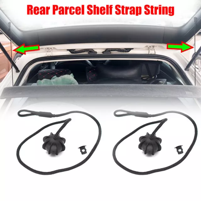2pcs Rear Interior Parcel Shelf String Strap For VW Golf MK5 MK6 MK7 2006-2019