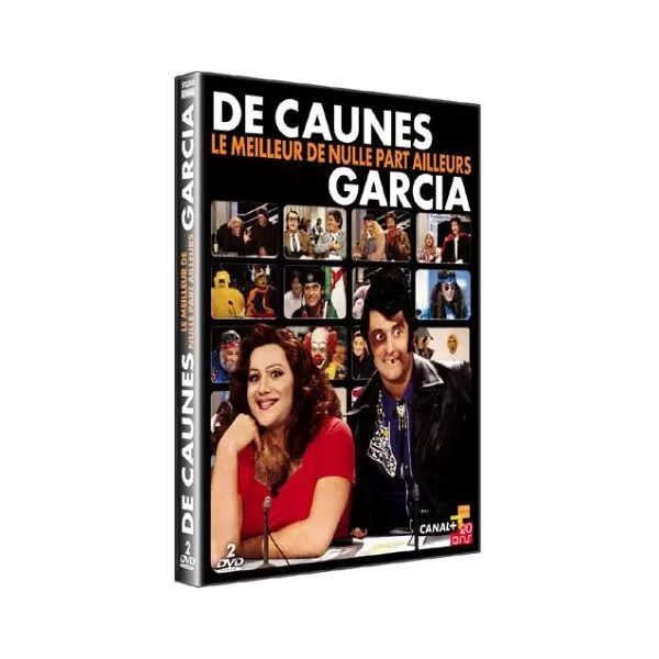DVD - De Caunes / Garcia : Le Meilleur de Nulle Part Ailleurs - Coffret 2 DVD