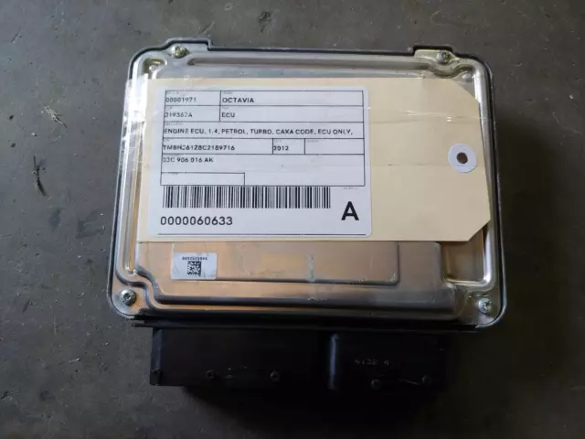 Skoda Octavia Ecu Engine Ecu, 1.4, Petrol, Turbo, Caxa Code, Ecu Only, 1Z, 08/10