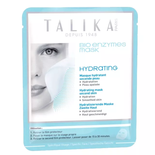 Máscara hidratante de enzimas orgánicas Talika 1 unidad