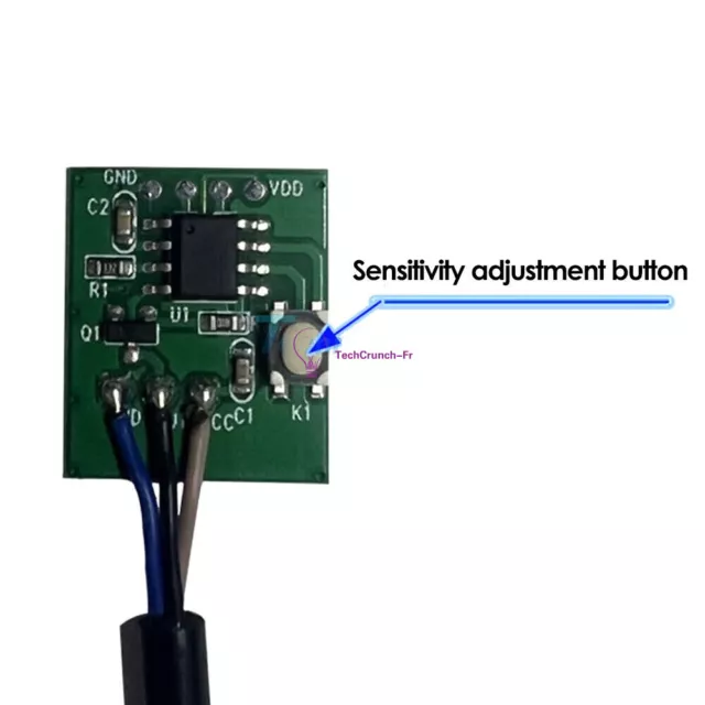 DC5V NPN Output Non-Contact Capacitive Liquid Water Level Sensor Detector Module