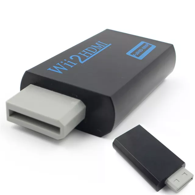 Wii to HDMI Wii2HDMI Full HD FHD 1080P Converter Adapter 3.5mm Audio OutputLS SP