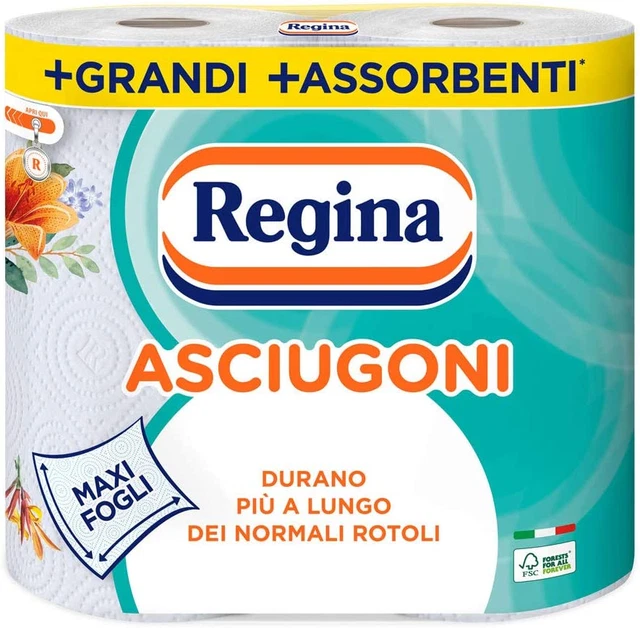 Asciugoni  Carta Cucina | Confezione Da 2 Rotoli a 2 Veli | 85 Strappi per Rotol