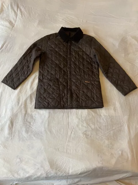 BARBOUR Liddesdale Quilted Men’s Jacket Brown Size S, New Other.