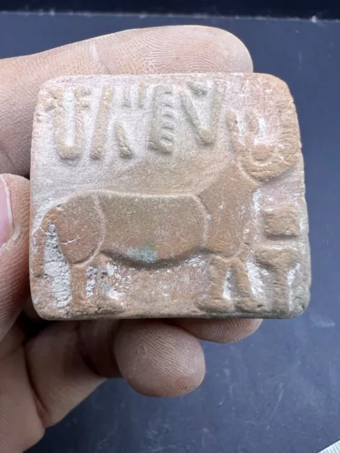 Genuine Old Indus Valley Era Swat Valley Civilization Stamp From Pakistan