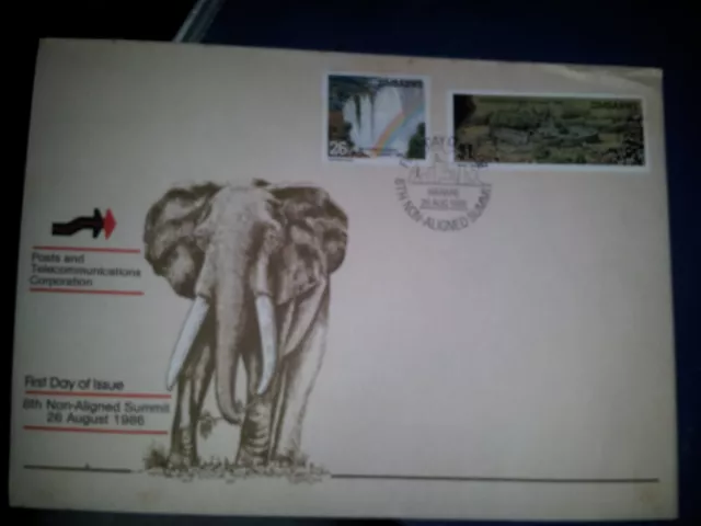 Zimbabwe 1986 8th non-aligned summit First Day Cover