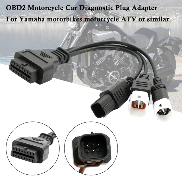Adattatore OBD II Per Moto - Cavo Diagnostico 16 Pin Per Collegare Strumenti Di Diagnosi - Foto 2