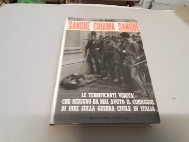 SANGUE CHIAMA SANGUE G. PISANO', PIDOLA Ed 1966, 4a24