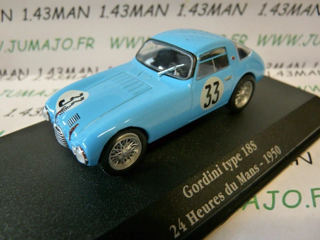 GOR13 Voiture saga GORDINI atlas ELIGOR  GORDINI Type 18s 24 H du Mans 1950 #33