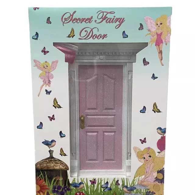 Cotton Candy -  Light Pink Glitter Secret Fairy Door - Ccfv104 from Tates Toy...