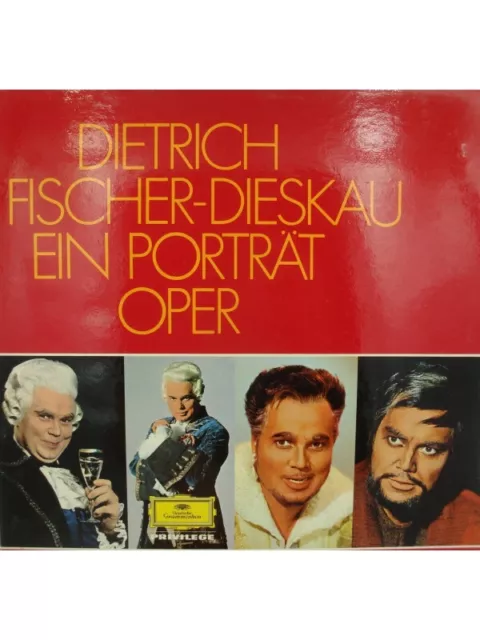 DIETRICH FISCHER-DIESKAU ein portrat oper 2LP's Box DG