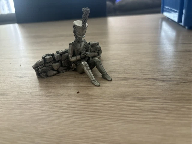 Figurine étain 'Les Etains Du Prince' – Scène De Bivouac Premier Empire Avec Charrette Et âne, échelle 1:18