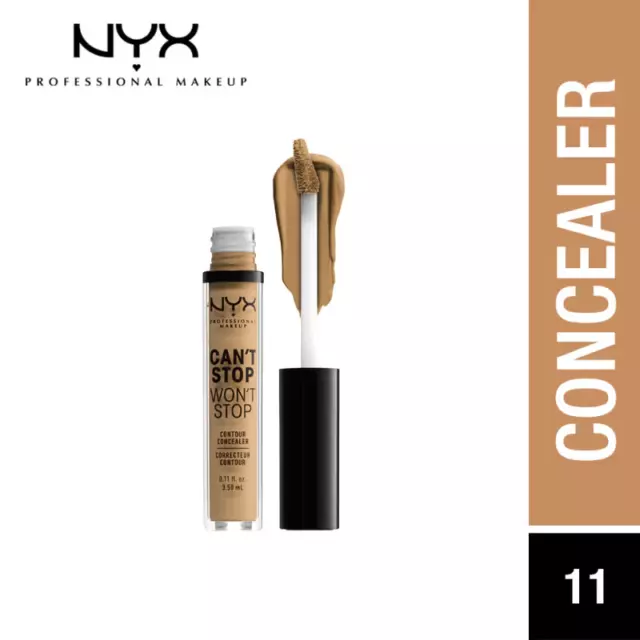 NYX Professional Makeup Can't Stop Won't Stop Contour Concealer -3.5ml Free Ship