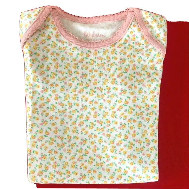 Mini Boden Soft Cotton "FLOWER" Bodysuit. 18-24 Months, 92 cm. Great Gift Idea! 3