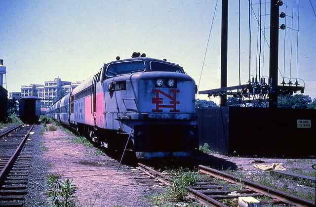 NH NEW HAVEN NYNH&H Daniel Webster 3001 @ NEW HAVEN CT in 1964 DUPLICATE SLIDE