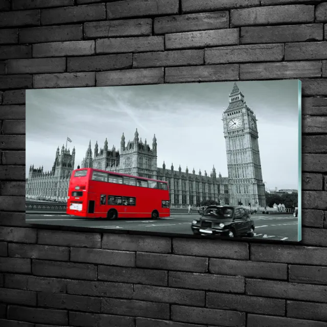 Decoración Moderna Para Sala De Estar 100x50 Autobús de Londres