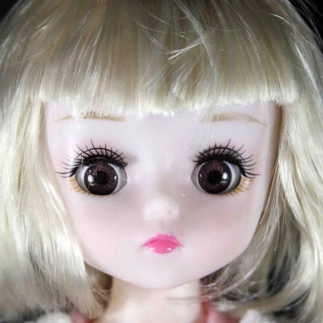 12 INCH 30 cm BJD Jointed Play Doll Female Natural Skin Colour with clothes