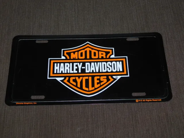 12" X 6" Harley-Davidson Motor Cycles Metal License Plate