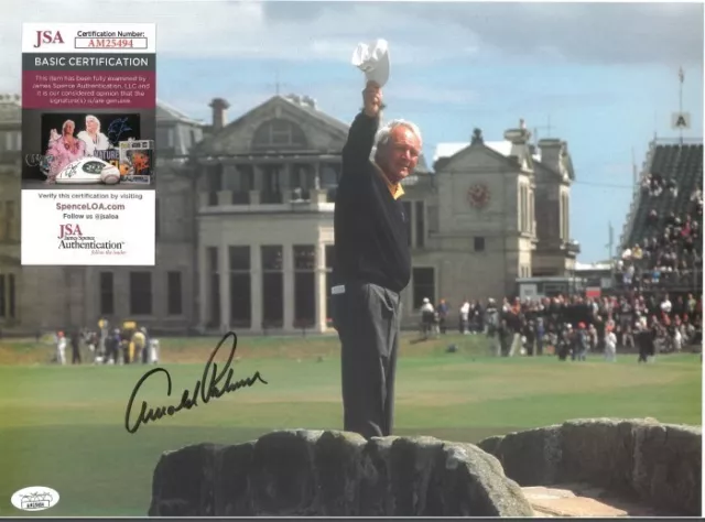 Arnold Palmer Autographed - "Farewell to Saint Andrews" Picture - JSA Certified