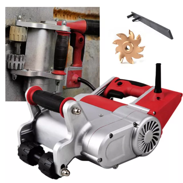 Wall Slotting Machine Handheld Electric Brick Wall Chaser Groove Cutting Machine