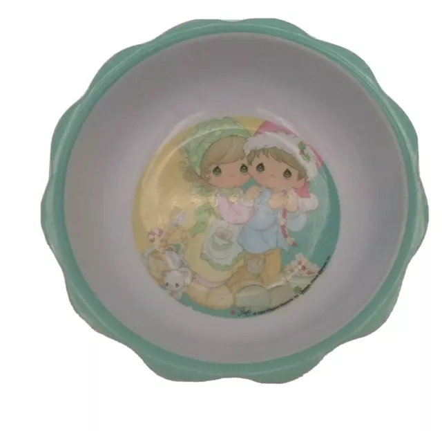 Vintage Precious Moments Baby Dinnerware Snack Bowl Holiday 2006 Christmas