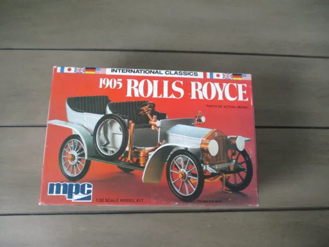 Mpc 1905 Rolls Royce Plastic Model Kit Open Sealed Inside 1:32 Scale #2-1019