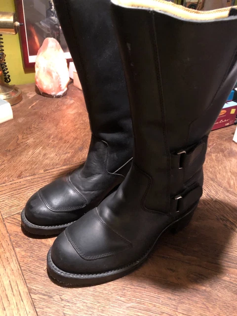 CHIPPEWA STYLE 27862 Odessa Rally Motorcycle Boots 8.5EEBlack Made In USA LOOK 225.00 PicClick
