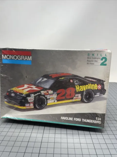 SEALED Monogram 1:24 Nascar Model, Allison Havoline Ford Thunderbird from 1991