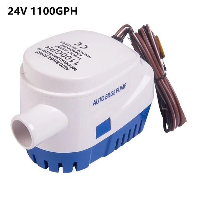 Marine 24v 1100gph Automatic Boat Bilge Water Pump with Float Switch Amrine-made