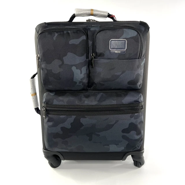 TUMI Ellison Continental Expandable Carryon 4 Wheel Packing Case Navy Blue Camo 3
