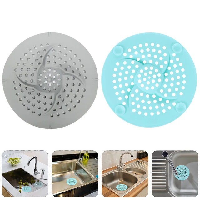 2 pz scarico pavimento in silicone accessori cucina filtro scarico lavello capelli