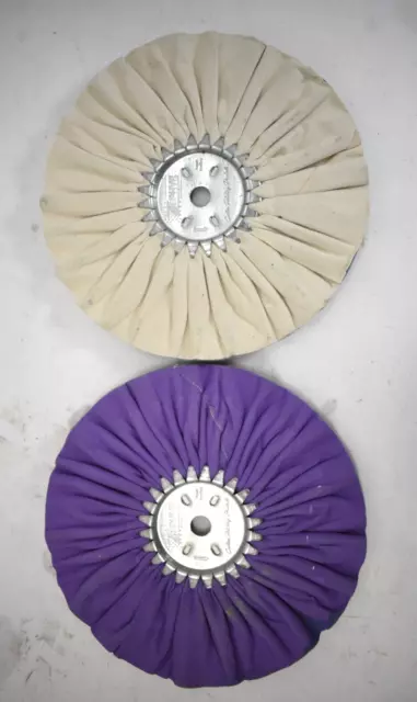 Zephyr Airway Untreated Pad 10" Polishing Wheel AWP & AWW 58-10HR Lot of 2