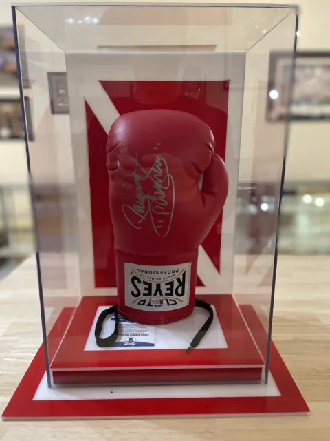 Manny Pacquiao Signed Autographed Boxing Glove PACMAN Beckett W/ Case!
