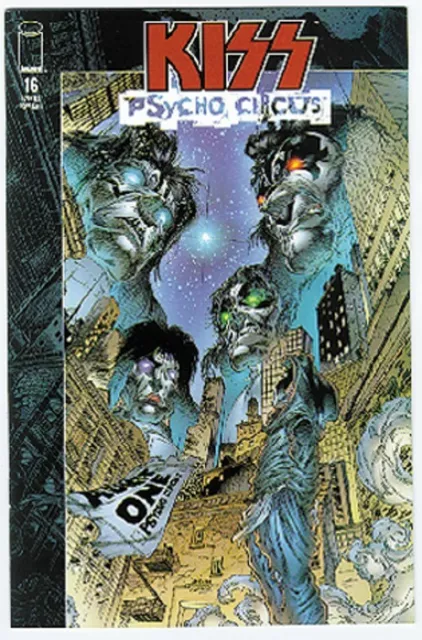 KISS IMAGE COMIC PSYCHO CIRCUS N 16 36 pages 17x26cm USA  